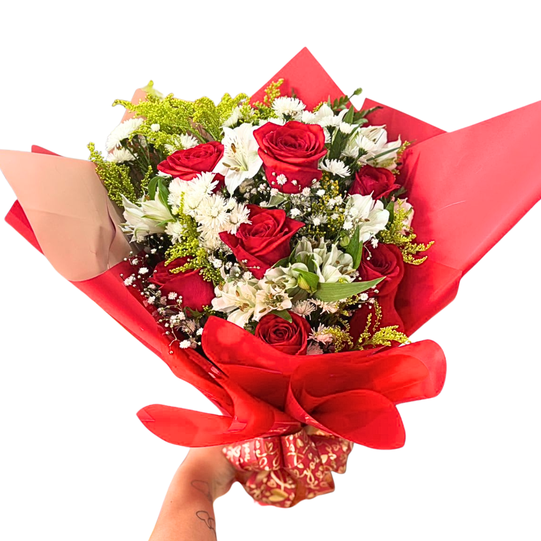 Buqu� 7 Rosas Vermelhas