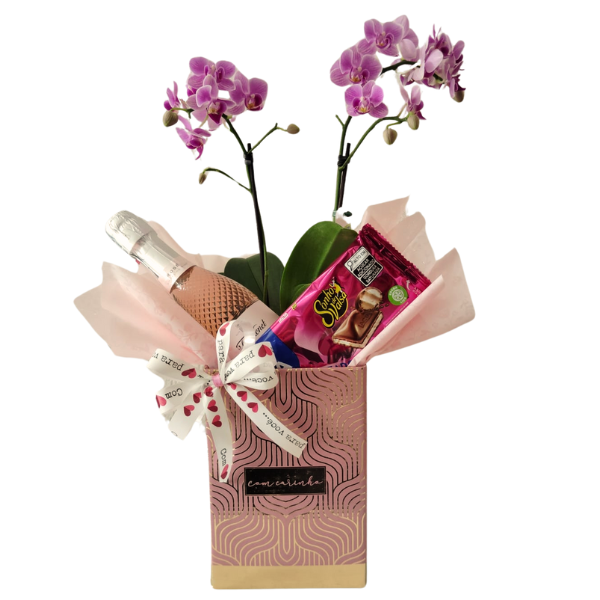 Box Com Carinho Mini Orqudea