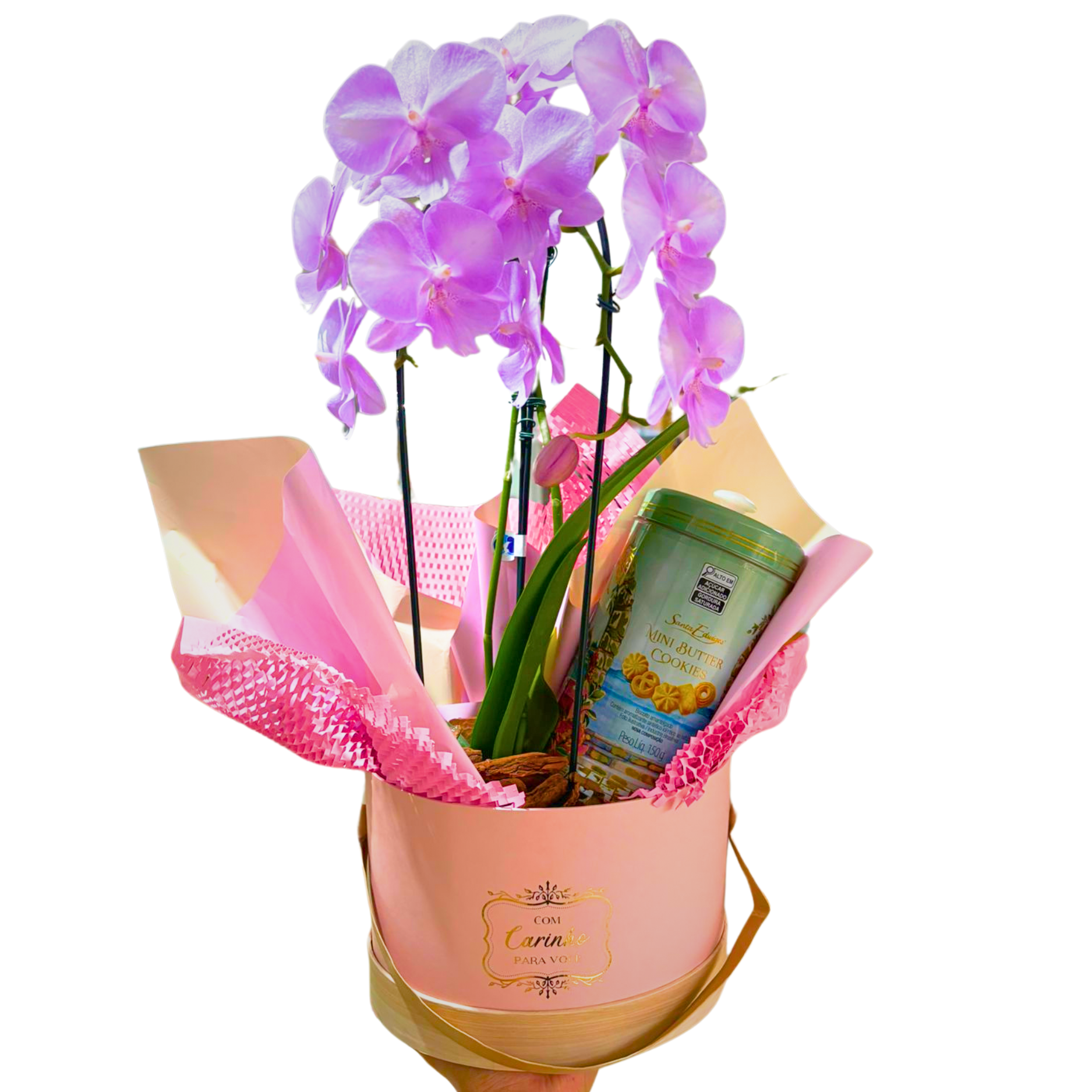 Box Orqudea e Biscoito Amanteigados