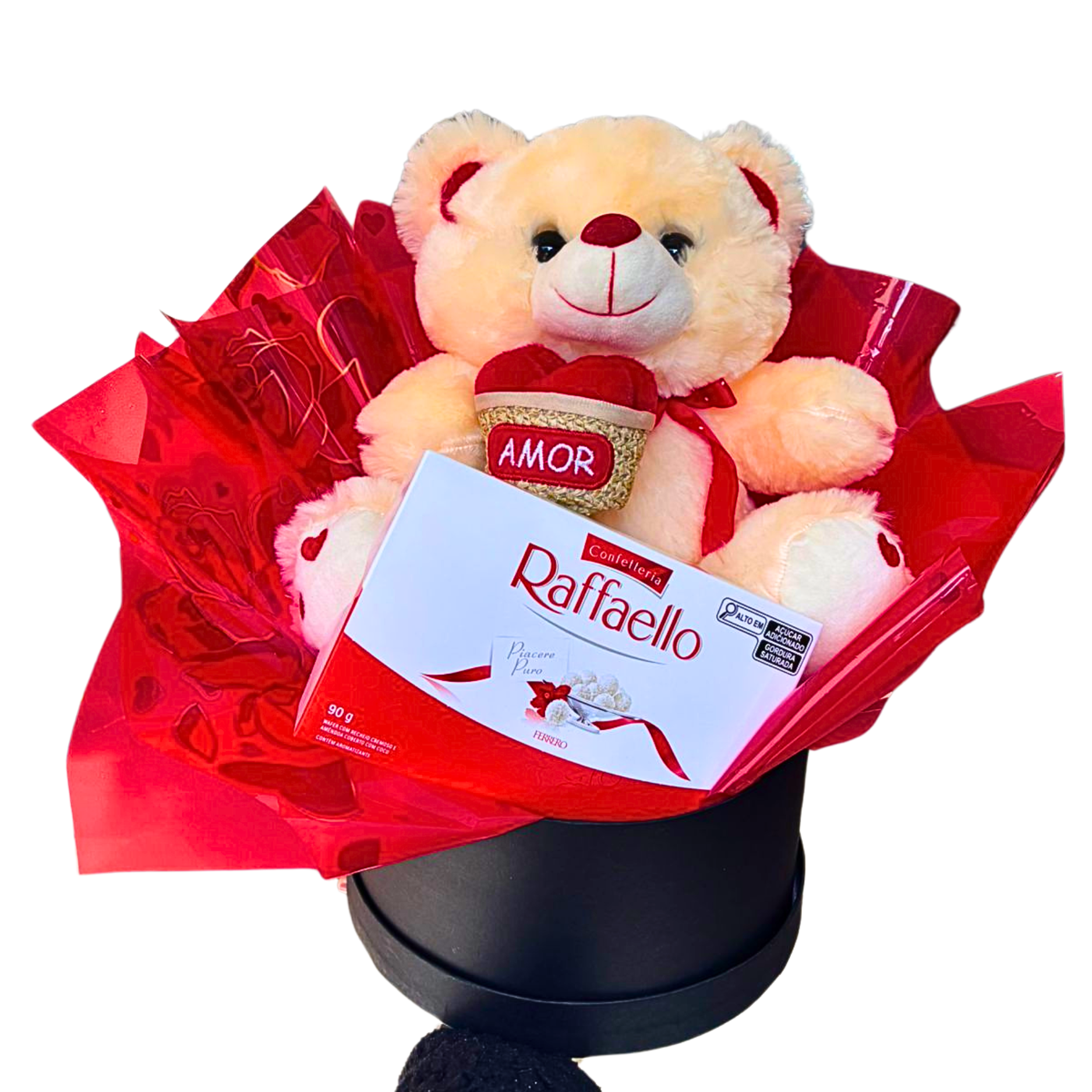 Box urso e chocolate