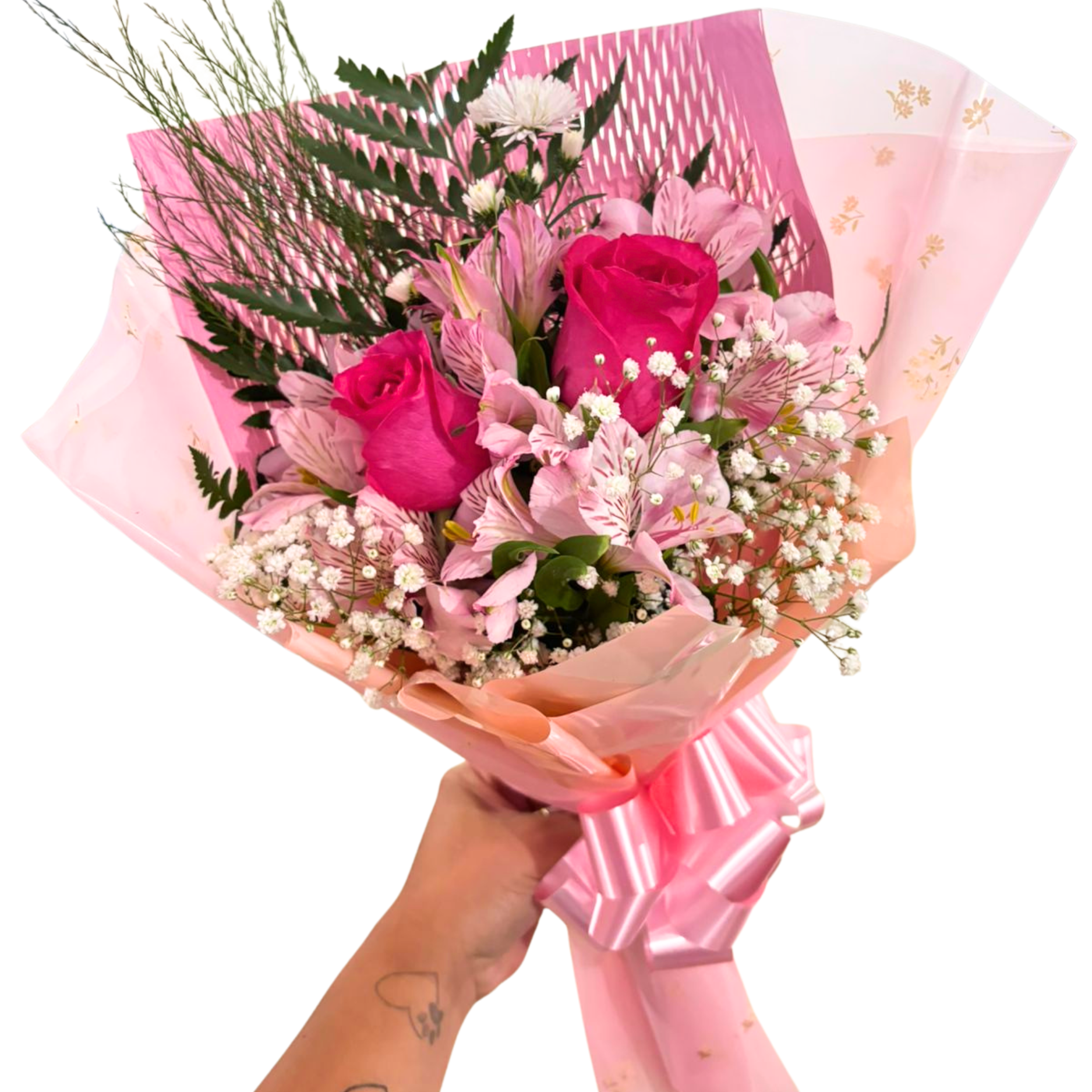 Buqu� bailarina Cor de Rosa